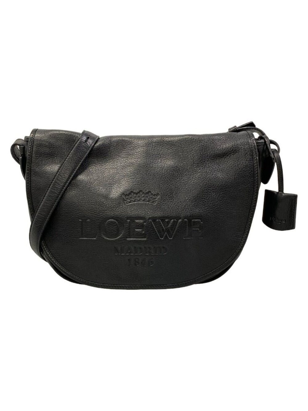 Loewe Shoulder Bag Heritage Black Crossbody Leather